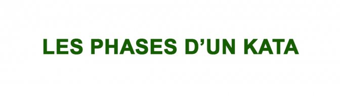 Image de l'actu 'LES PHASES D'UN KATA'